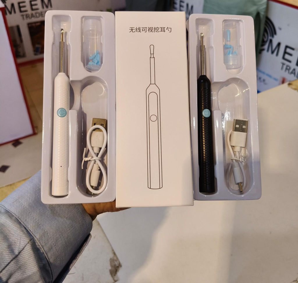 Smart Visual Ear Cleaner with HD Camera & LED Light – Wireless Ear Wax Removal Tool for iOS & Android