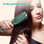 Straightening Comb for Men & Women | Smooth Style Pro Hair Straightener Brush – Fast Heating Ceramic