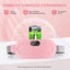 Cordless Period Pain Relief Heating Belt — Vibrating Wrap with 3 Heat Levels & 4 Massage Modes for Menstrual Cramps, Back & Belly Pain