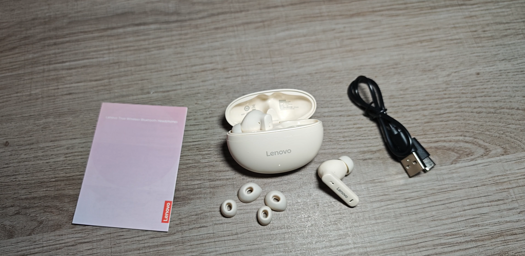Lenovo EA210 Wireless Earbuds – Bluetooth 5.3 HIFI Stereo Earphones with ENC Noise Cancellation & 30-Hour Battery