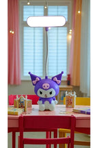 Cute Cartoon Character LED Desk Lamp with Built-in Pencil Sharpener — Flexible Gooseneck, USB Rechargeable, Kids' Room & Study Table Night Light