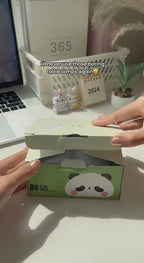 Cute Panda Silicone Night Light for Kids — Touch Control, 3 Brightness Levels, 30-Min Sleep Timer, USB Rechargeable Baby & Nursery Lamp
